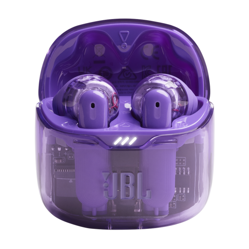 JBL Tune Flex True wireless Noise Cancelling earbuds Ghost Edition, Purple
